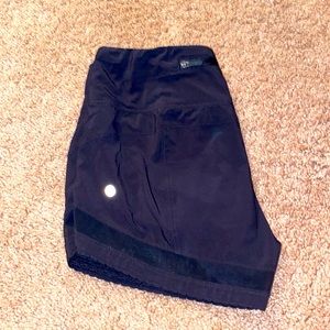 Lululemon Black Mesh Shorts 3.5"